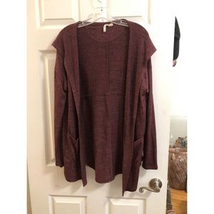 Lightweight woven cardigan